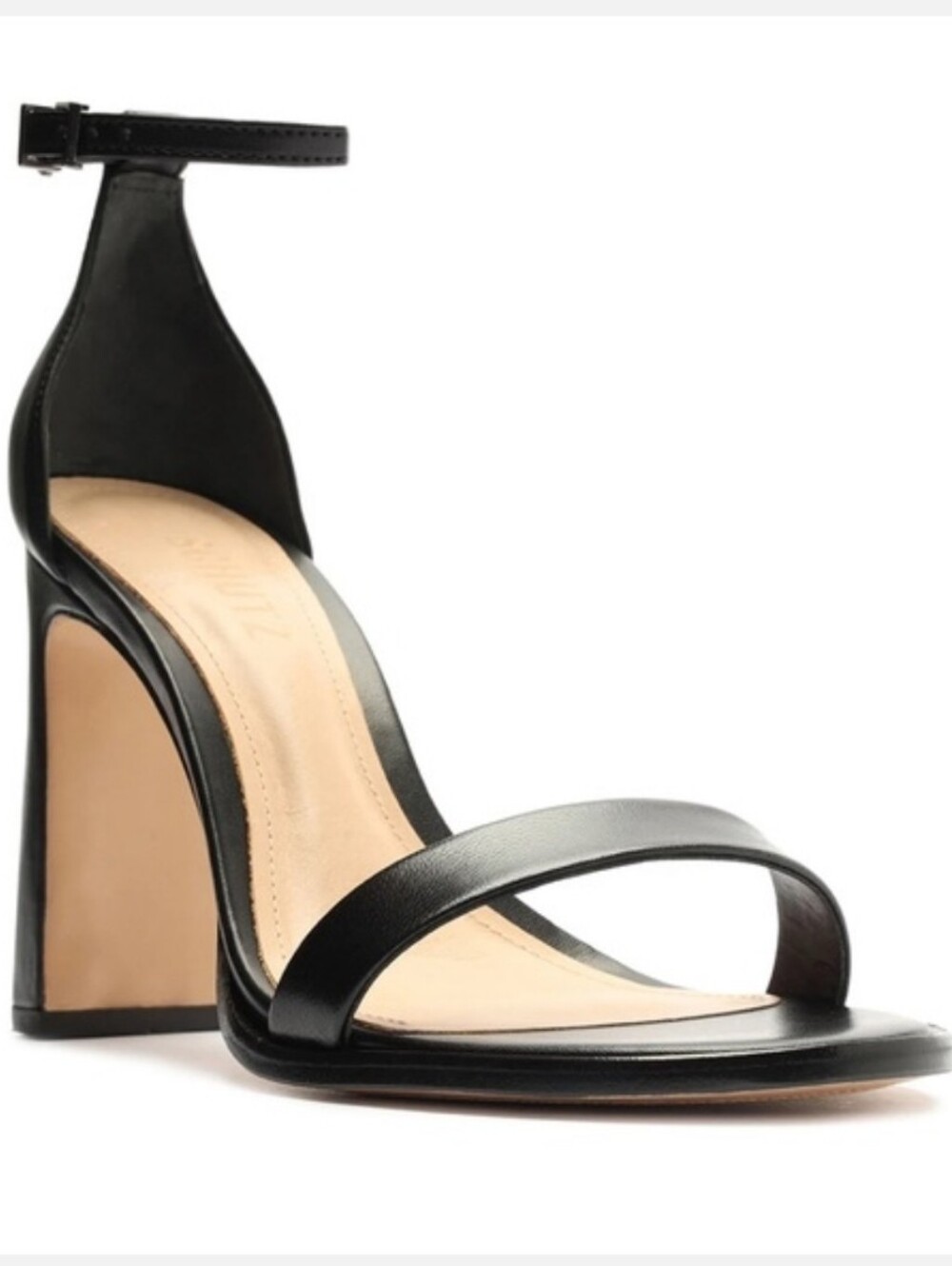 SCHUTZ | Suzy Lee Deluxe Nappa Leather Ankle-Strap Open Toe Sandals Size 8.5B